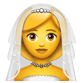 👰‍♀️ Wanita Berpenutup Kepala WhatsApp