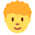 🧑‍🦱 Orang Dewasa Berambut Keriting Twitter