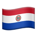 🇵🇾 Bendera Paraguay Apple