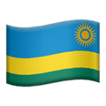 🇷🇼 Bendera Rwanda Apple