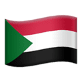 🇸🇩 Bendera Sudan Apple