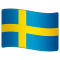 🇸🇪 Bendera Swedia WhatsApp