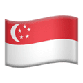 🇸🇬 Bendera Singapura Apple