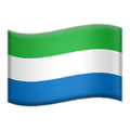 🇸🇱 Bendera Sierra Leone Apple