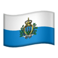 🇸🇲 Bendera San Marino Apple