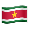 🇸🇷 Bendera Suriname Apple