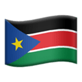 🇸🇸 Bendera Sudan Selatan Apple