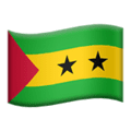🇸🇹 Bendera Sao Tome dan Principe Apple