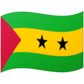 🇸🇹 Bendera Sao Tome dan Principe Google