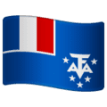 🇹🇫 Bendera Wilayah Selatan Prancis WhatsApp