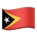 🇹🇱 Bendera Timor Leste Apple