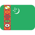 🇹🇲 Bendera Turkmenistan Twitter