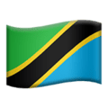 🇹🇿 Bendera Tanzania Apple
