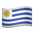 🇺🇾 Bendera Uruguay Apple