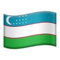 🇺🇿 Bendera Uzbekistan Apple