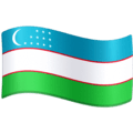 🇺🇿 Bendera Uzbekistan Facebook
