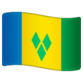 🇻🇨 Bendera Saint Vincent dan Grenadine WhatsApp