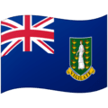🇻🇬 Bendera Kepulauan Virgin Britania Raya Google