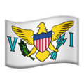 🇻🇮 Bendera Kepulauan Virgin Amerika Serikat Apple