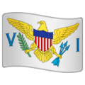 🇻🇮 Bendera Kepulauan Virgin Amerika Serikat WhatsApp