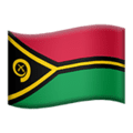 🇻🇺 Bendera Vanuatu Apple