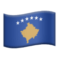 🇽🇰 Bendera Kosovo Apple