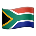 🇿🇦 Bendera Afrika Selatan Apple