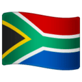 🇿🇦 Bendera Afrika Selatan WhatsApp