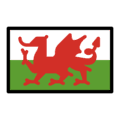 🏴󠁧󠁢󠁷󠁬󠁳󠁿 Bendera Wales OpenMoji