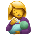 👩‍🍼 Wanita Menyusui Bayi Apple
