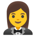 🤵‍♀️ Perempuan Memakai Tuksedo Google