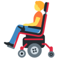🧑‍🦼 Orang dengan Kursi Roda Bermotor Twitter