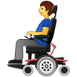 👨‍🦼 Pria dengan Kursi Roda Bermotor Samsung