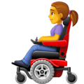 👩‍🦼 Wanita dengan Kursi Roda Bermotor Facebook
