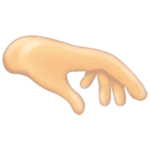 🫳🏻 Telapak Tangan Menghadap Ke Bawah Warna Kulit Cerah Emojipedia
