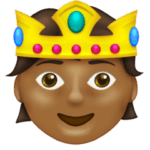 🫅🏾 Orang Menggunakan Mahkota Warna Kulit Gelap Sedang Emojipedia