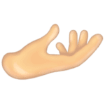 🫴🏻 Telapak Tangan Menghadap Ke Atas Warna Kulit Cerah Emojipedia