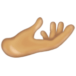 🫴🏼 Telapak Tangan Menghadap Ke Atas Warna Kulit Cerah sedang Emojipedia
