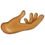 🫴🏽 Telapak Tangan Menghadap Ke Atas Warna Kulit Sedang Emojipedia