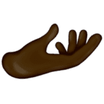 🫴🏿 Telapak Tangan Menghadap Ke Atas Warna Kulit Gelap Emojipedia