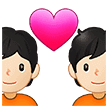 💑🏻 Pasangan dengan Hati Warna Kulit Cerah Samsung