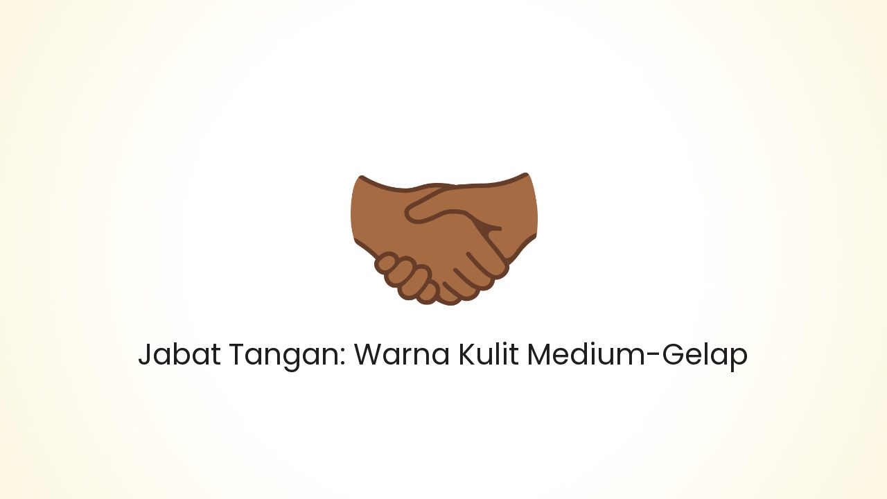 Handshake: Medium-Dark Skin Tone